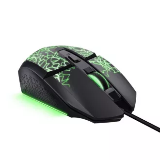 TRUST Maus GXT 113 Felox, Kabelgebunden USB, RGB, schwarz