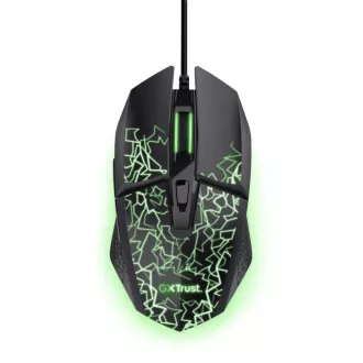 TRUST Maus GXT 113 Felox, Kabelgebunden USB, RGB, schwarz