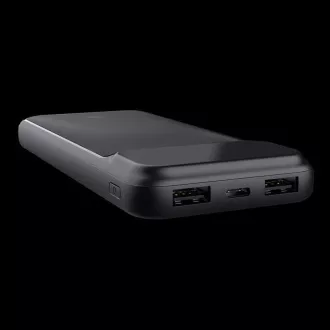 TRUST Powerbank Avala, 10000 mAh, 1xUSB-C   2xUSB, schwarz