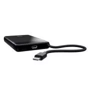 TRUST Powerbank Fiera, 10000 mAh, Mit Kabel, 2x USB-C, schwarz