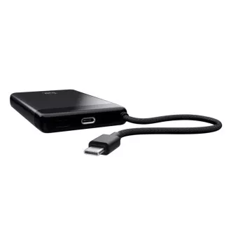 TRUST Powerbank Fiera, 10000 mAh, Mit Kabel, 2x USB-C, schwarz TRUST Powerbank Fiera, 10000 mAh, Mit Kabel, 2x USB-C, schwarz