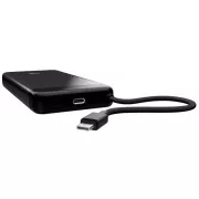TRUST Powerbank Fiera, 20000 mAh, Mit Kabel, 2x USB-C, schwarz