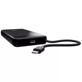 TRUST Powerbank Fiera, 20000 mAh, Mit Kabel, 2x USB-C, schwarz TRUST Powerbank Fiera, 20000 mAh, Mit Kabel, 2x USB-C, schwarz