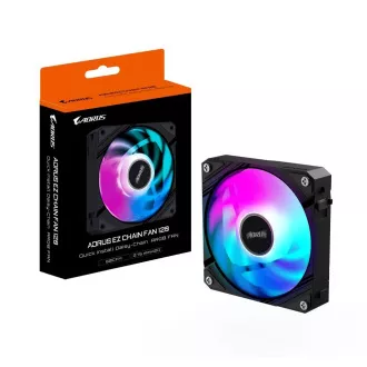 GIGABYTE Lüfter AORUS EZ CHAIN FAN, 1x120mm, schwarz GIGABYTE Lüfter AORUS EZ CHAIN FAN, 1x120mm, schwarz