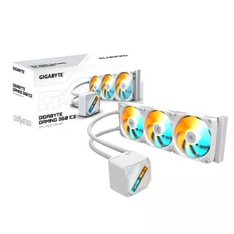 GIGABYTE Wasserkühler GAMING 360 ICE, 3x120mm, ARGB, LGA1851, AM5, weiß GIGABYTE Wasserkühler GAMING 360 ICE, 3x120mm, ARGB, LGA1851, AM5, weiß