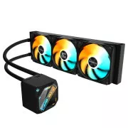 GIGABYTE Wasserkühler GAMING 360, 3x120mm, ARGB, LGA1851, AM5, schwarz