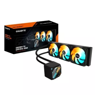 GIGABYTE Wasserkühler GAMING 360, 3x120mm, ARGB, LGA1851, AM5, schwarz GIGABYTE Wasserkühler GAMING 360, 3x120mm, ARGB, LGA1851, AM5, schwarz