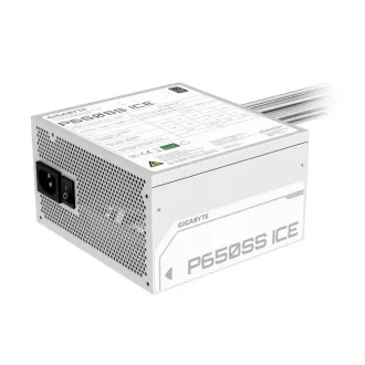 GIGABYTE Netzteil P650SS ICE, 650W, 80  Silber, 120mm, ATX 3.0, weiß