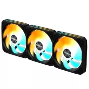 GIGABYTE Lüfter EZ CHAIN FAN 3-PACK, 3x120mm, schwarz