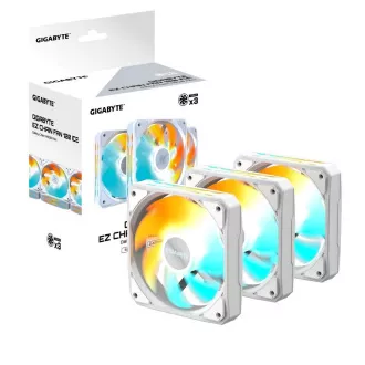 GIGABYTE Lüfter EZ CHAIN FAN 3-PACK, 3x120mm, weiß