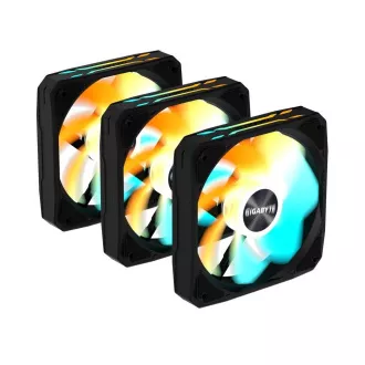GIGABYTE Lüfter EZ CHAIN RVS FAN 3-PACK, 3x120mm, schwarz