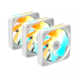 GIGABYTE Lüfter EZ CHAIN RVS FAN 3-PACK, 3x120mm, weiß GIGABYTE Lüfter EZ CHAIN RVS FAN 3-PACK, 3x120mm, weiß