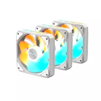GIGABYTE Lüfter EZ CHAIN RVS FAN 3-PACK, 3x120mm, weiß GIGABYTE Lüfter EZ CHAIN RVS FAN 3-PACK, 3x120mm, weiß