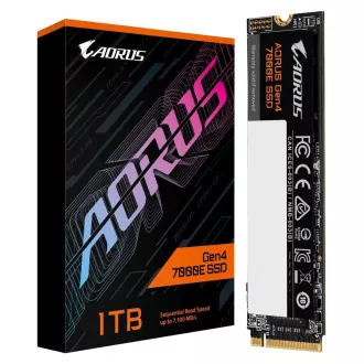 GIGABYTE SSD 1TB AORUS Gen4 7000E, PCIe Gen4x4, M.2 2280, (R:7100/ W:6100MB/s)
