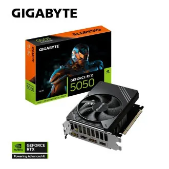 GIGABYTE VGA NVIDIA GeForce RTX 5050 D6 8G, RTX 5050, 8G GDDR6, 2xDP, 2xHDMI