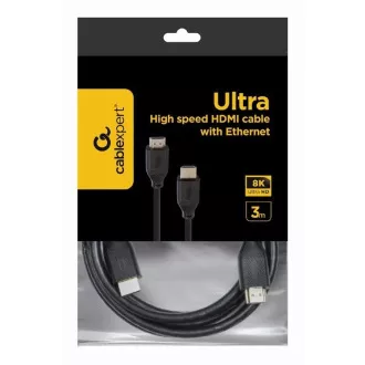 GEMBIRD CABLEXPERT HDMI 2.1, 8K, M/M, 3m, schwarz