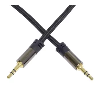 PREMIUMCORD Kabel, geschirmt, Klinke 3,5mm - Klinke 3,5mm M/M 1, 5m
