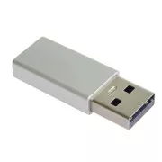 PremiumCord USB-C auf USB-A 2.0 Adapter, Silber