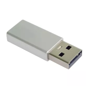 PremiumCord USB-C auf USB-A 2.0 Adapter, Silber PremiumCord USB-C auf USB-A 2.0 Adapter, Silber