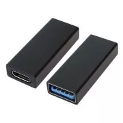 PremiumCord Adapter, Koppler, USB-C Buchse - USB 3.0 Buchse