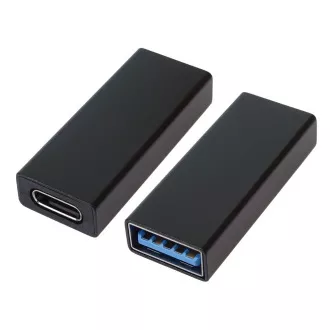 PremiumCord Adapter, Koppler, USB-C Buchse - USB 3.0 Buchse