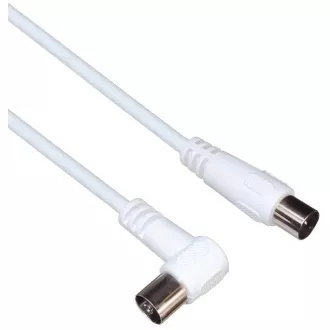 PREMIUMCORD TV-Kabel M/F-Stecker 90, 75 Ohm 15m