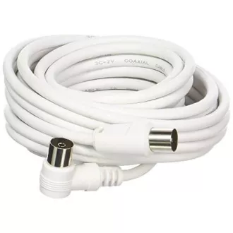 PREMIUMCORD TV-Kabel M/F-Stecker 90, 75 Ohm 15m