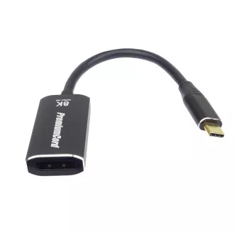 PREMIUMCORD Adapter USB-C auf DisplayPort DP1.4 8K@60Hz und 4k@120Hz
