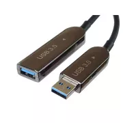 PREMIUMCORD Kabel USB3.0   2.0 Verlängerung optisches AOC Kabel A/Stecker - A/Buchse 15m
