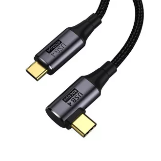 PREMIUMCORD USB4™ Gen 3x2 40Gbps 8K@60Hz 240W Thunderbolt 3 Kabel 1, 2m