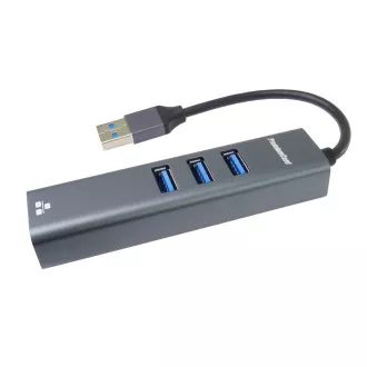 PREMIUMCORD Adapter USB3.0 - LAN RJ45 ETHERNET 10/100/1000 MBIT 3x USB3.0 Anschluss PREMIUMCORD Adapter USB3.0 - LAN RJ45 ETHERNET 10/100/1000 MBIT 3x USB3.0 Anschluss