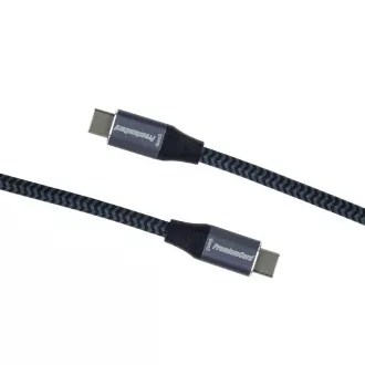 PREMIUMCORD USB-C Kabel (USB 3.2 Gen2x2, 5A, 100W, 20Gbit/s) 3m, Grau PREMIUMCORD USB-C Kabel (USB 3.2 Gen2x2, 5A, 100W, 20Gbit/s) 3m, Grau