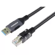 PremiumCord Ethernet-Kabel USB3.2 zu LAN RJ45 10/100/1000, 3m