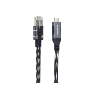 PremiumCord Ethernet-Kabel USB-C zu LAN RJ45 10/100/1000, 2m