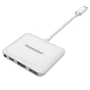 PremiumCord USB-C zu HDMI2.0 USB3.0 Audio PD Konverter (für iPad Pro)