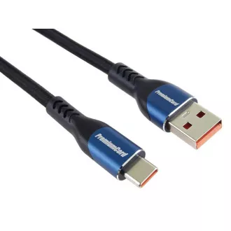 PREMIUMCORD Kabel USB-C auf USB 2.0, aufladbar, 5A, 1,5m