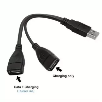 PREMIUMCORD USB 2.0 Ladekabel, 15cm, schwarz PREMIUMCORD USB 2.0 Ladekabel, 15cm, schwarz