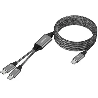 PREMIUMCORD USB-C Ladekabel, 2xUSB-C auf USB-C, 100W, 1m, schwarz PREMIUMCORD USB-C Ladekabel, 2xUSB-C auf USB-C, 100W, 1m, schwarz