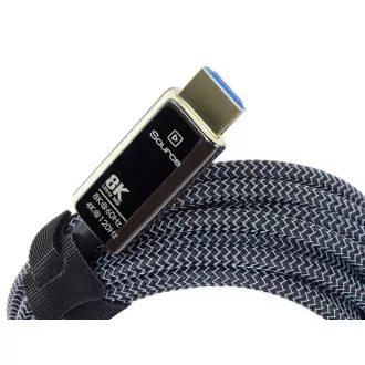 PREMIUMCORD Ultra High Speed HDMI 2.1 Glasfaserkabel 8K@60Hz, vergoldet 7m