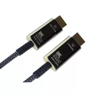 PREMIUMCORD Ultra High Speed HDMI 2.1 Glasfaserkabel 8K@60Hz, vergoldet 7m