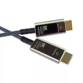 PREMIUMCORD Ultra High Speed HDMI 2.1 Glasfaserkabel 8K@60Hz, vergoldet 50m PREMIUMCORD Ultra High Speed HDMI 2.1 Glasfaserkabel 8K@60Hz, vergoldet 50m