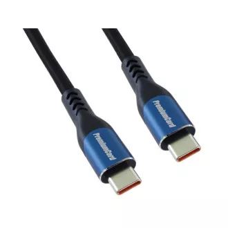 PremiumCord USB-C Kabel (USB 3.2 GEN 2x2, 5A, 100W, 20Gbit/s) 1, 5m, Baumwollgeflecht PremiumCord USB-C Kabel (USB 3.2 GEN 2x2, 5A, 100W, 20Gbit/s) 1, 5m, Baumwollgeflecht