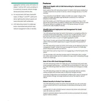 HPE Networking Instant On Switch 48p Gigabit 2p 10GBT 2p SFP 1960 (JL808A) HPE Networking Instant On Switch 48p Gigabit 2p 10GBT 2p SFP 1960 (JL808A)