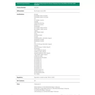 HPE Networking Instant On Secure Gateway 5-Port SmartRate 2.5G PoE 64W SG2505P HPE Networking Instant On Secure Gateway 5-Port SmartRate 2.5G PoE 64W SG2505P