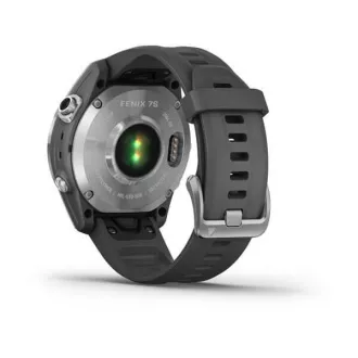 Garmin fenix 7s Glas, Silber/Graphit-Silikonband, EU Garmin fenix 7s Glas, Silber/Graphit-Silikonband, EU
