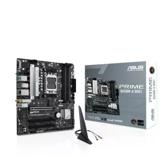 ASUS MB Sc AM5 PRIME B650M-A WIFI II, AMD B650, 4xDDR5, 1xDP, 1xHDMI, 1xVGA, WI-FI, mATX ASUS MB Sc AM5 PRIME B650M-A WIFI II, AMD B650, 4xDDR5, 1xDP, 1xHDMI, 1xVGA, WI-FI, mATX