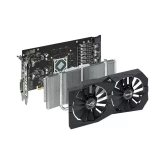 ASUS VGA AMD Radeon RX 560 ROG STRIX V2 4G, 4G GDDR5, 1xHDMI, 1xDVI-D