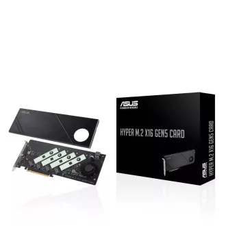 ASUS HYPER M.2 x16 GEN5 Karte, 4xM.2