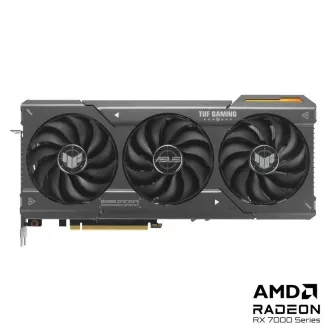 ASUS VGA AMD Radeon TUF RX 7600 XT 16G OC, AMD RX 7600 XT, 16GB GDDR6, 3xDP, 1xHDMI ASUS VGA AMD Radeon TUF RX 7600 XT 16G OC, AMD RX 7600 XT, 16GB GDDR6, 3xDP, 1xHDMI