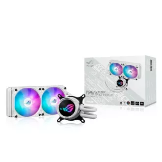 ASUS CPU-Wasserkühler AIO ROG STRIX LC III 240 ARGB WEISS, 2x120mm, LGA1851, AM5